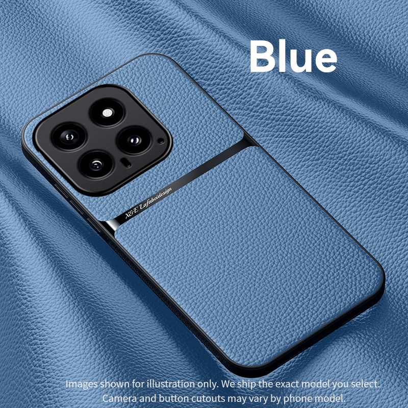 TEMU Phone Case - Suitable For Xiaomi 13/14/14t Pro/15/15t/17/17t Pro, Faux Leather Anti-slip Anti-fingerprint Full Coverage Anti-drop Case, Lens