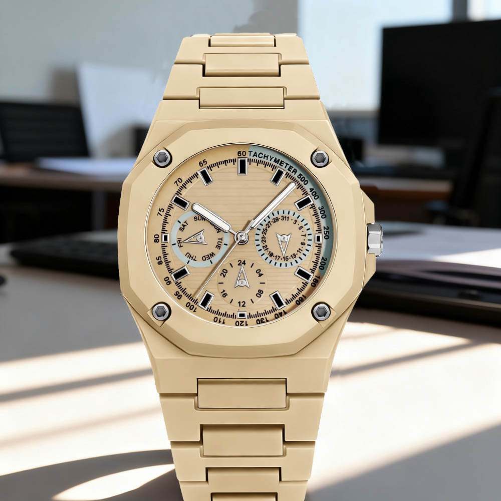 Image of A New Stylish Men's Quartz Watch Perfect For Street Parties And Daily Wear, Ideal For Gatherings, Valentine's Day, Parties, Easter, Ramadan, Halloween, Christmas, New Year's