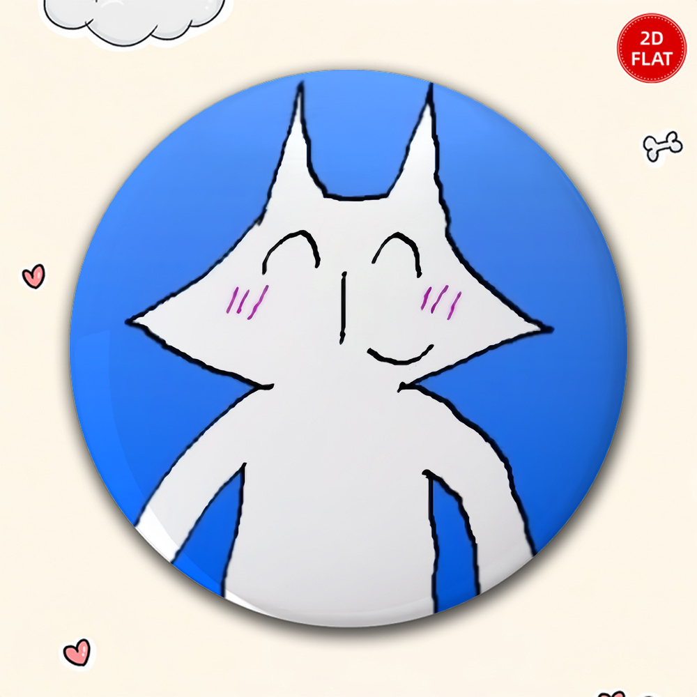 TEMU 2d Flat - 1pc 2026 Classic Anime Cartoon Fashion Brooch/pin/badge, For Jeans, Clothes, Backpacks And Hats, Ideal Collectible Trinket, Perfect