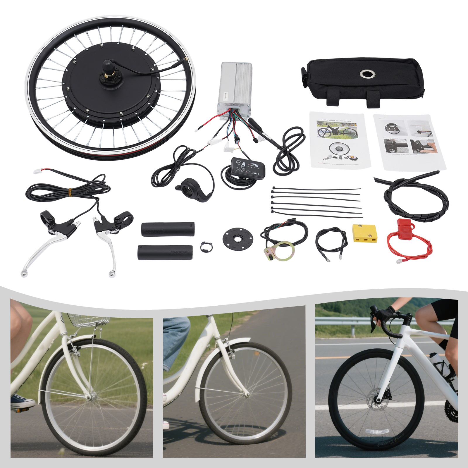 folding electric bicycle for adults Hiboy EX6F Low-Step Foldable Electric Bike, White