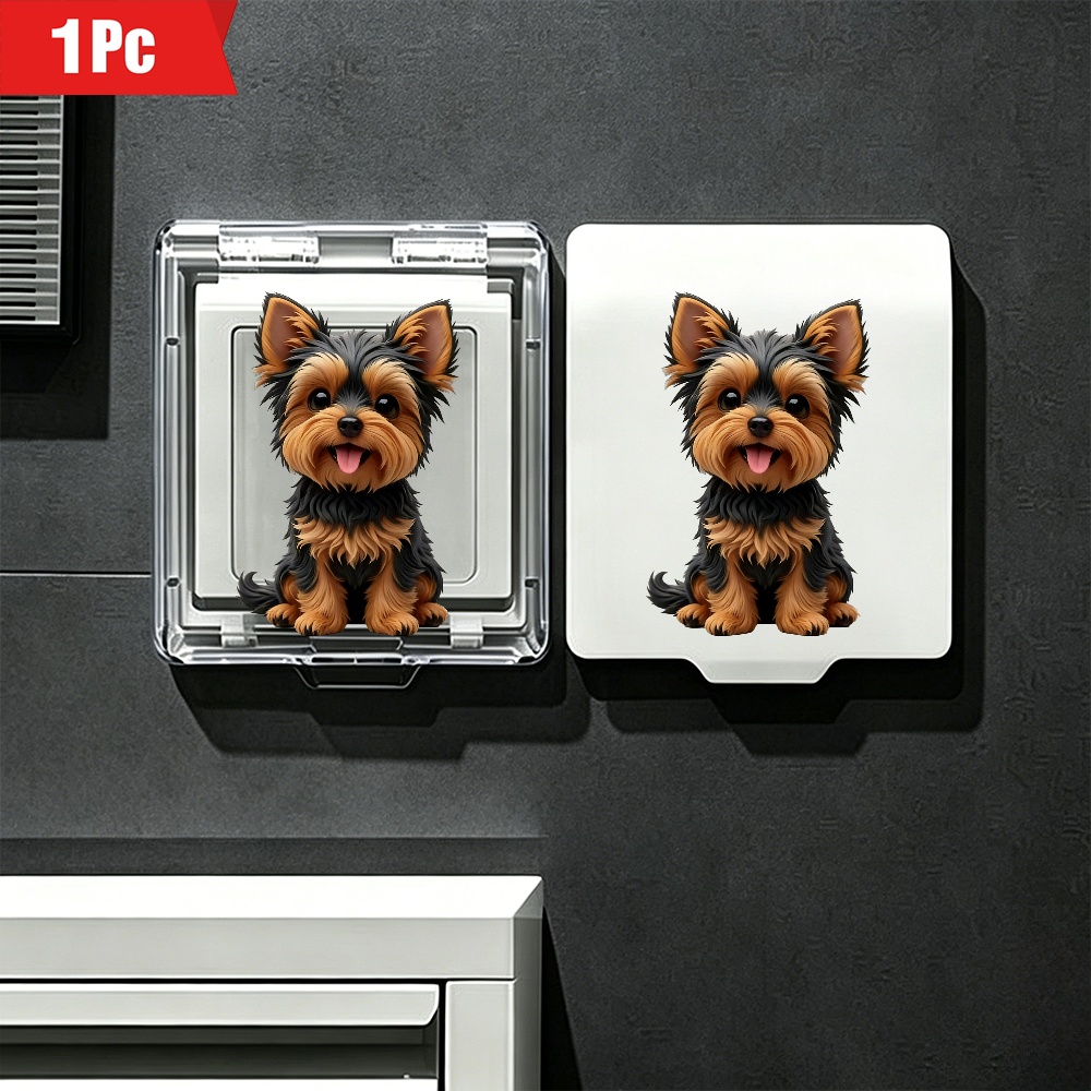 Yorkshire Terrier Outlet Cover, Cute Dog Design