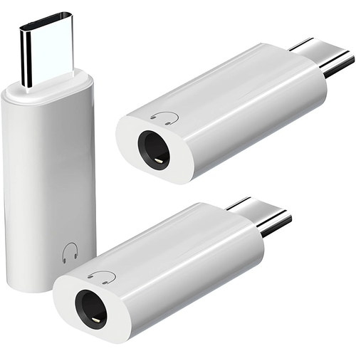 1 2 3pack usb c to 3 5mm audio headphone adapter for iphone 16 headphone aux adapter dongle type c jack compatible with for iphone 16 15 plus pro max pixel ipad