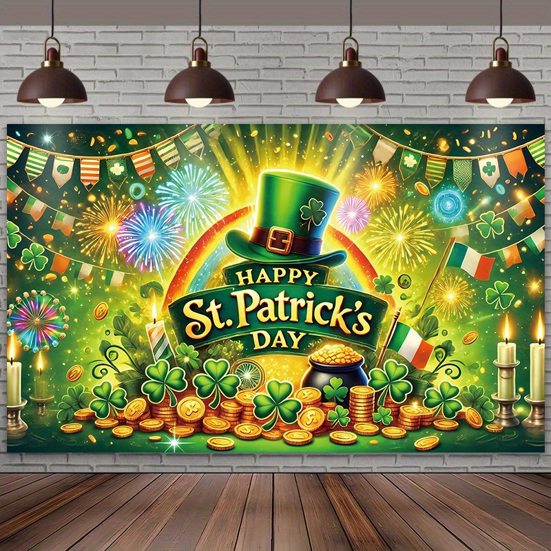 

2d Flags 's Day Themed Polyester Backdrop With Hat And , Celebrations