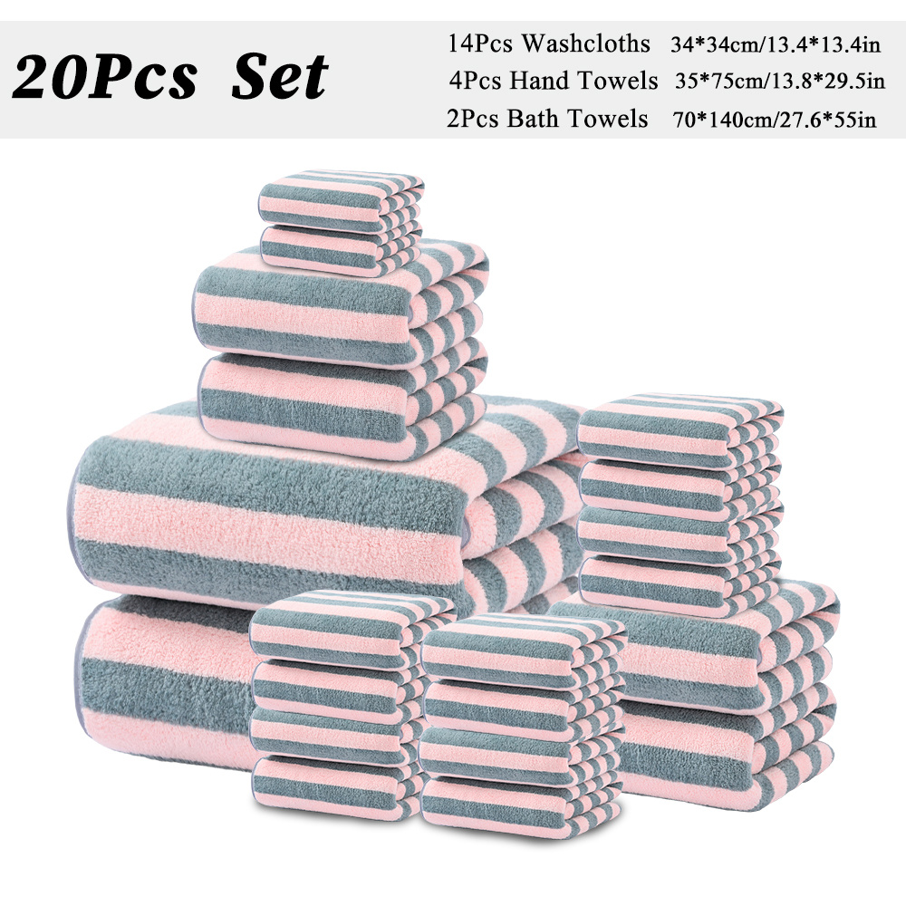E-shop 3er/20er Handtuchset, Option1: 14 +4 Handtücher+2 Badetücher, Option2: 1 +1 Handtuch+1 Badetuch,