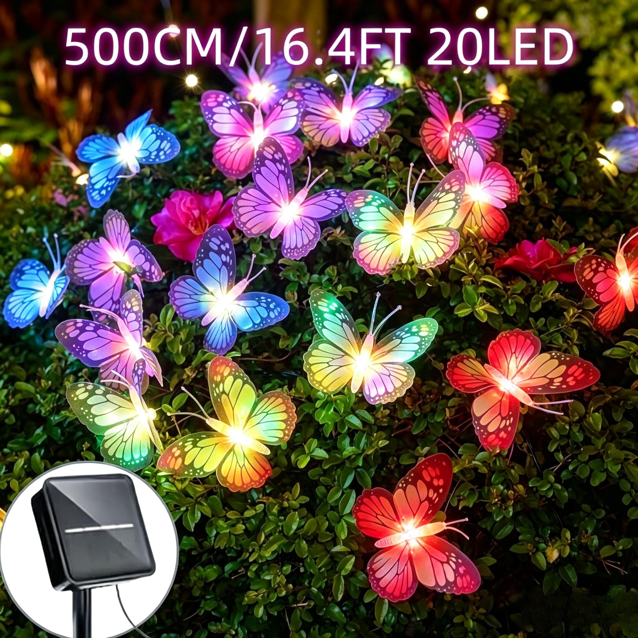 TEMU 196.85 Inches/20pcs Led Solar Christmas String Lights | Ip65 Ambiance Decoration | Outdoor Garden Yard Fence Balcony Tree Hanging Landscape
