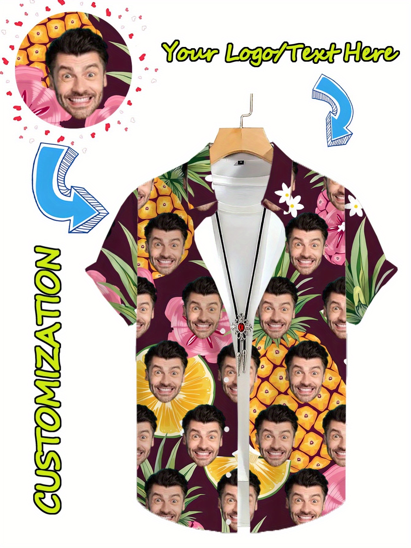 fruit shirt sold on Temu Australia