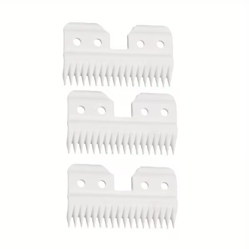 TEMU 3 stuks/5 stuks Elektrische tondeuse messen gemaakt van volledig keramiek voor A5 serie tondeuses