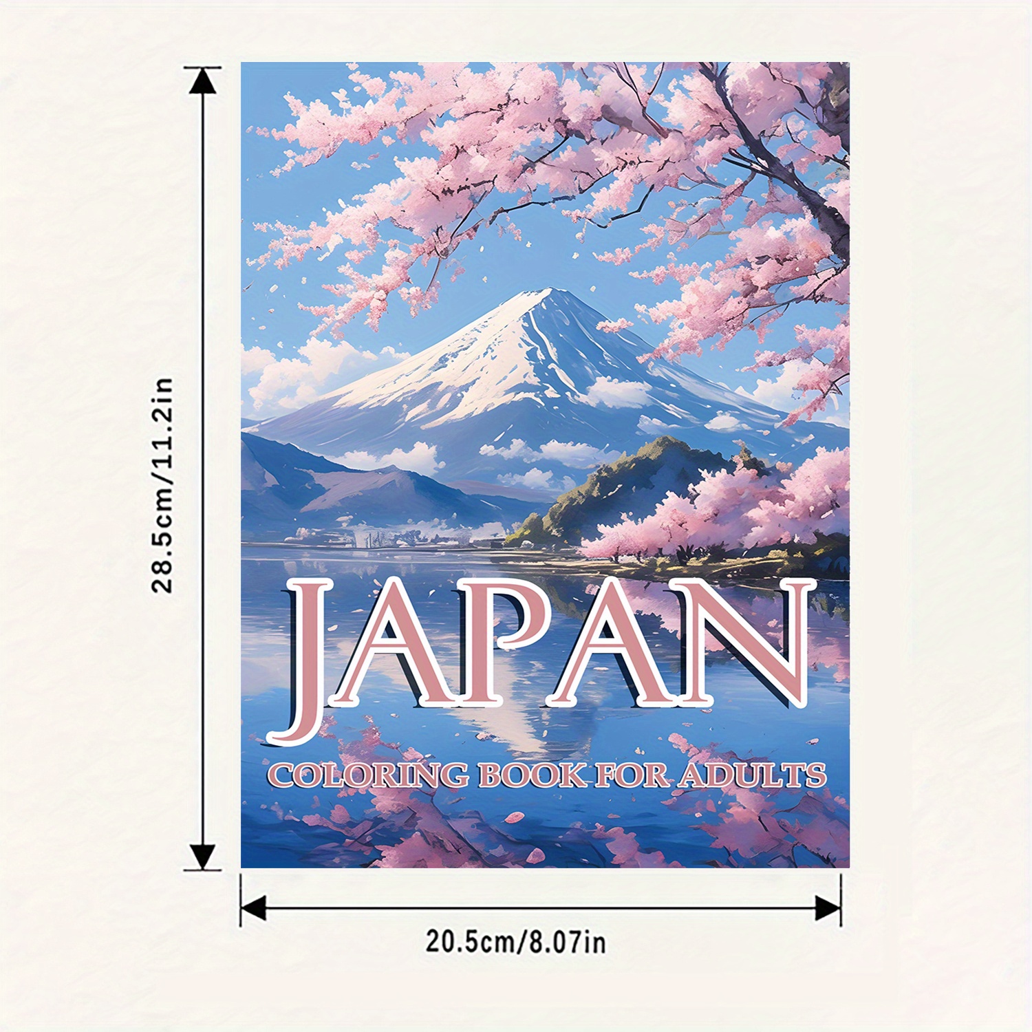 Japanese Landscape Coloring Book for Kids