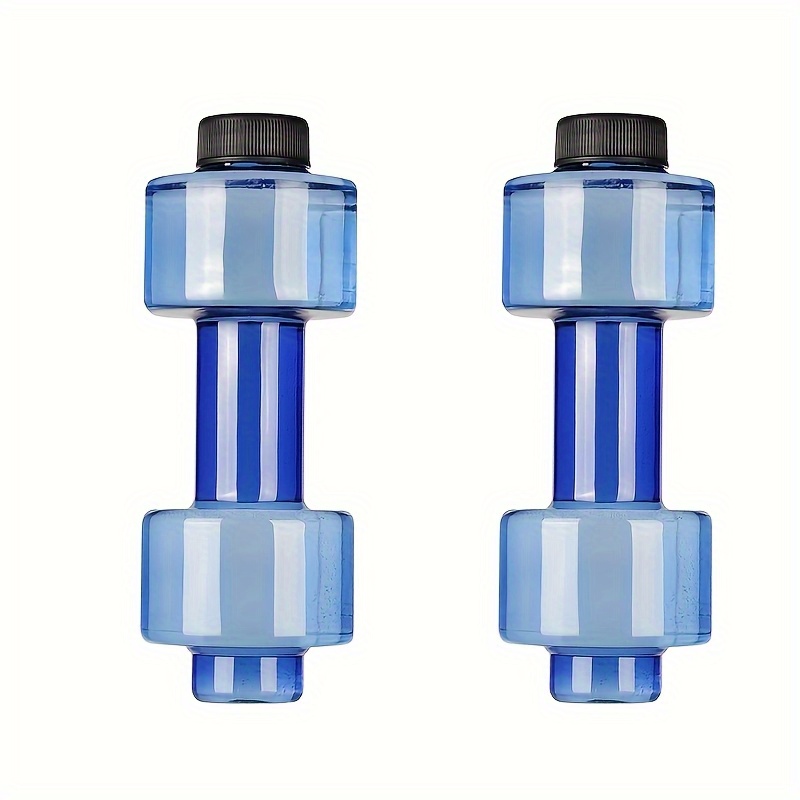 Two Adjustable Self-Filling Dumbbells with a Quick-Lock System - Space-Saving Home Fitness Equipment, Portable, Suitable for Travel And Apartment Workouts - Available in Blue And Black, Stylish Gym Accessories, Durable Fitness Gear for Fitness Enthusiasts with Three Color Options.