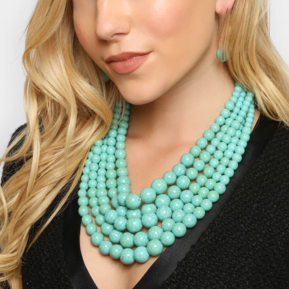 TEMU 1 Set Of Bohemian-style Beaded With A Multi-layered Design, Suitable Everyday And Parties/dinners As An Accessory
