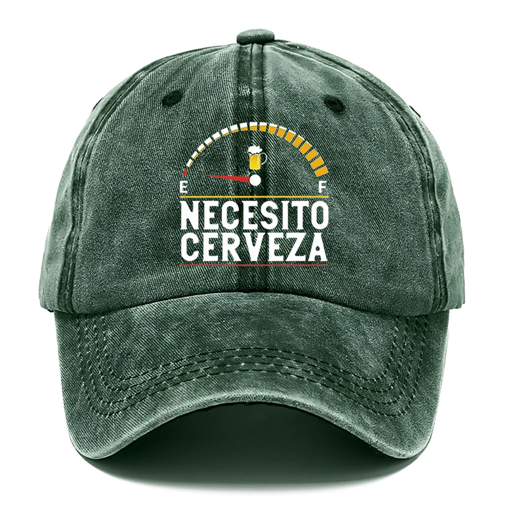 TEMU Gorra NECESITO CERVEZA, 1 pieza, Gorras para hombre, Gorra de béisbol de cerveza, Gorras casuales para mujer, Gorra DAD transpirable, Múltiples