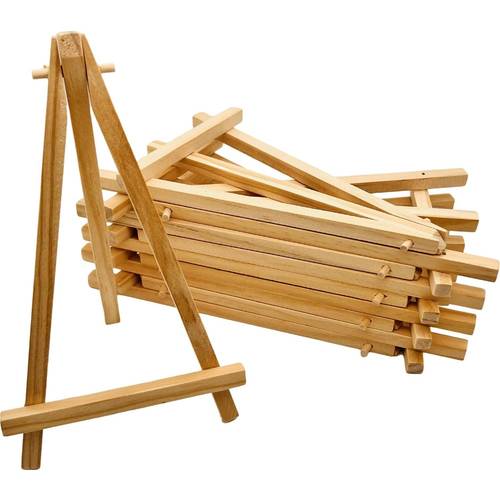 a set of 10 desktop easels each standing 7 5 inches tall showcasing photos and images