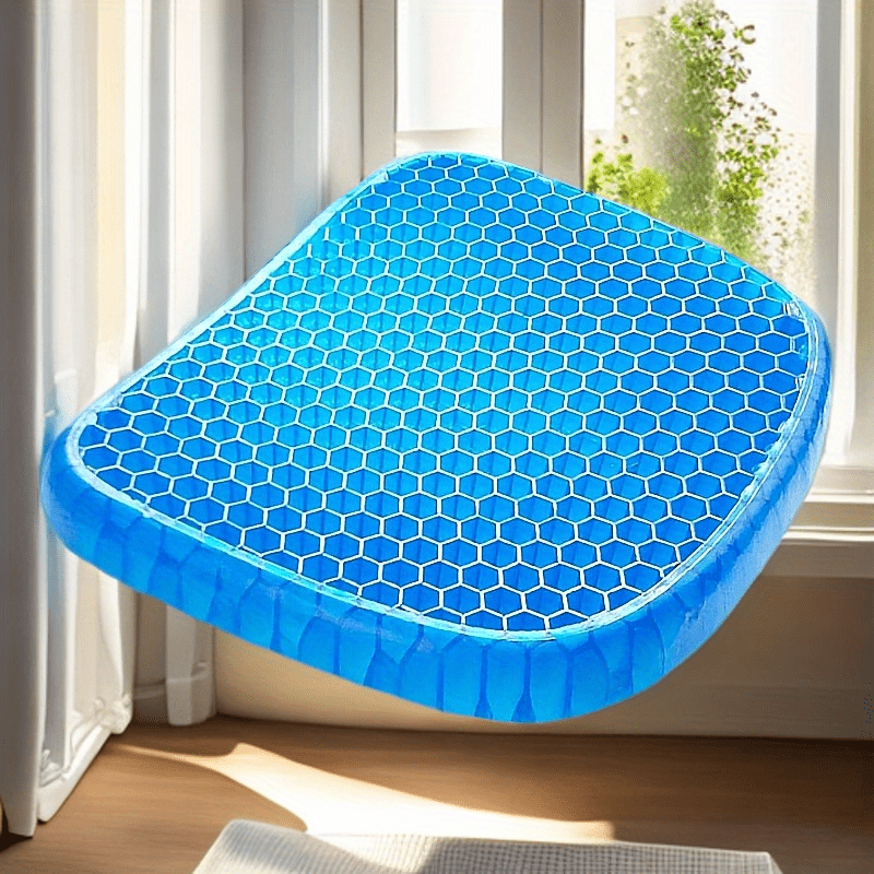 breathable gel egg cushion office chair and car seat pad 4 season gift with cool   honeycomb design 0