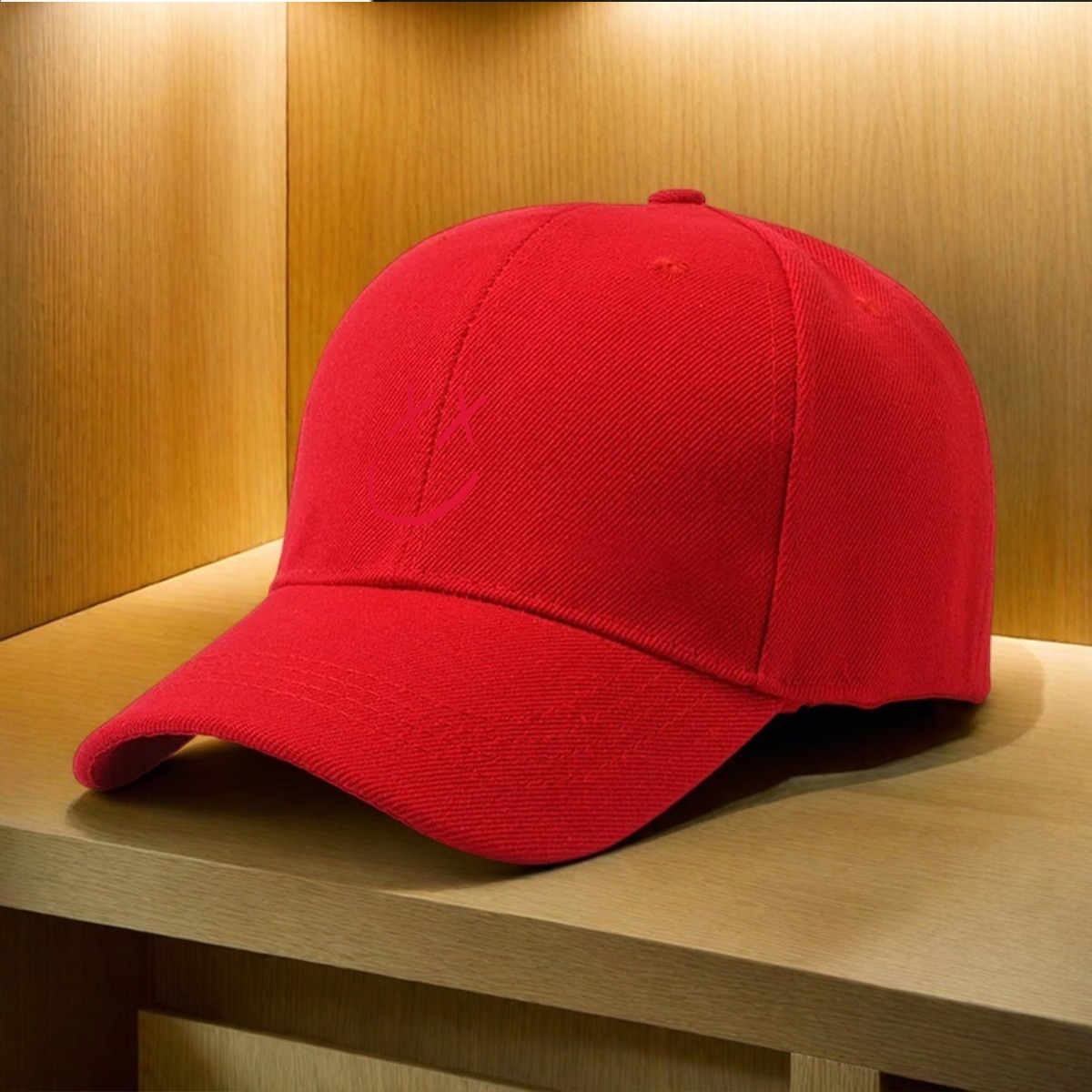 TEMU 1pc Solid Polyester Baseball Cap - Adjustable Unisex Lightweight Breathable Hat, Suitable For Daily Wear, Outdoor Activities, Sports, Casual