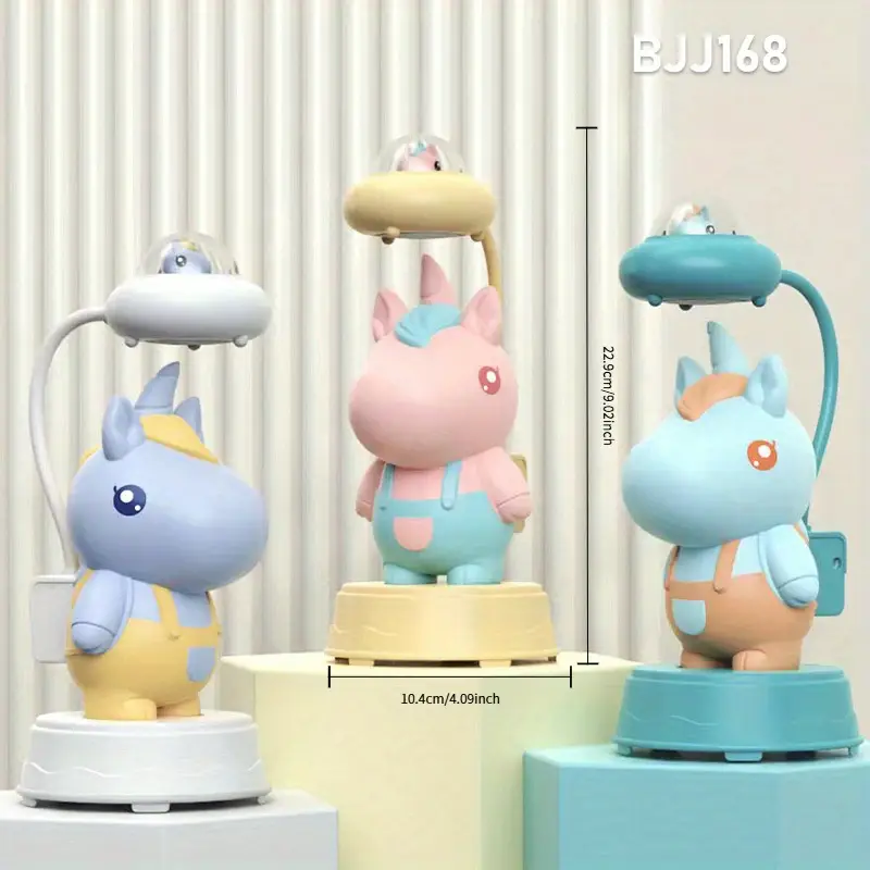 2025 new cartoon with pencil sharpener desk lamp creative desktop ornament desk lamp writing lamp reading lamp Product details 2