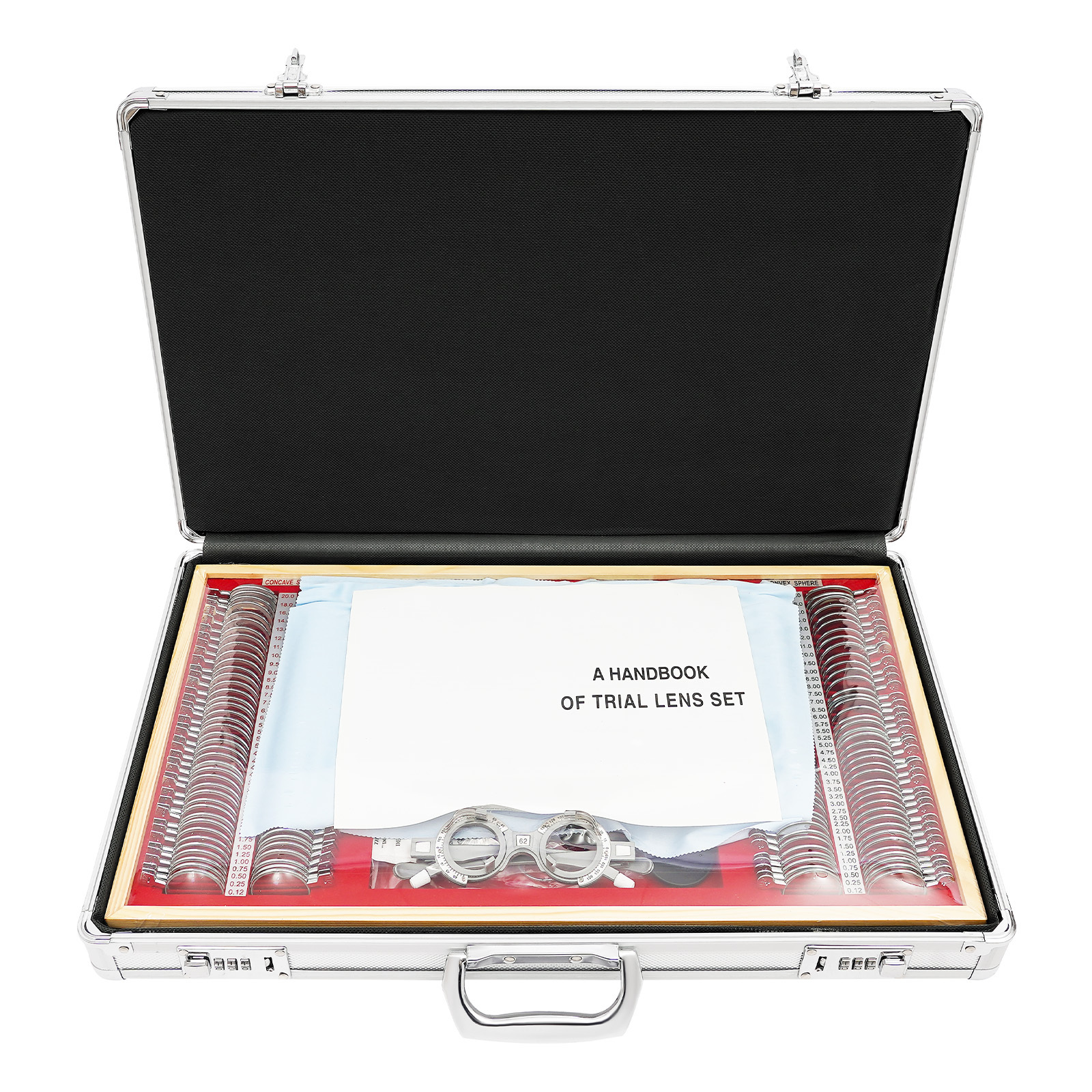 266pcs optical trial lens set optometry kit metal rim - Temu