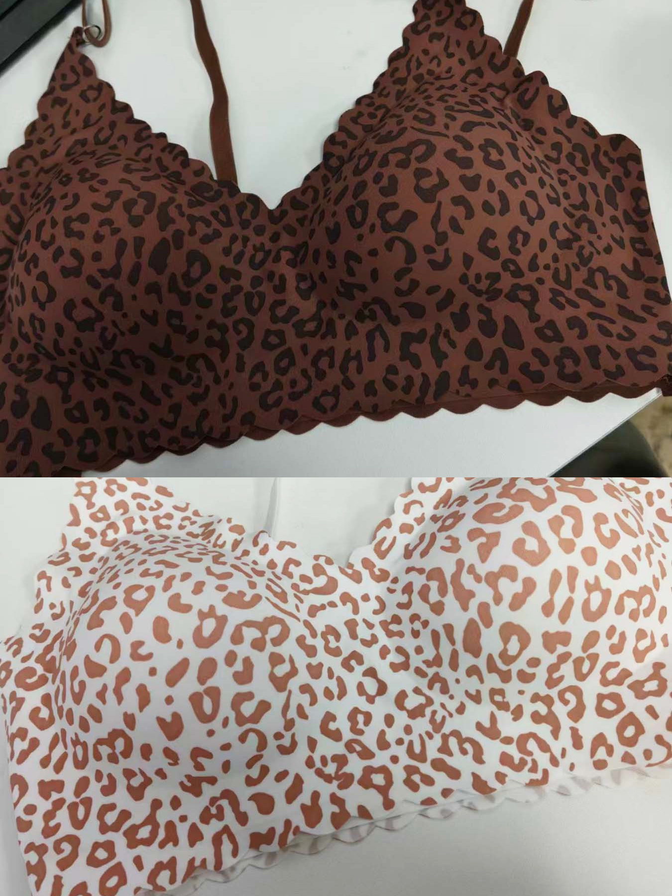 2pcs Women's Jelly Gel Bra Set, Seamless & Comfortable
