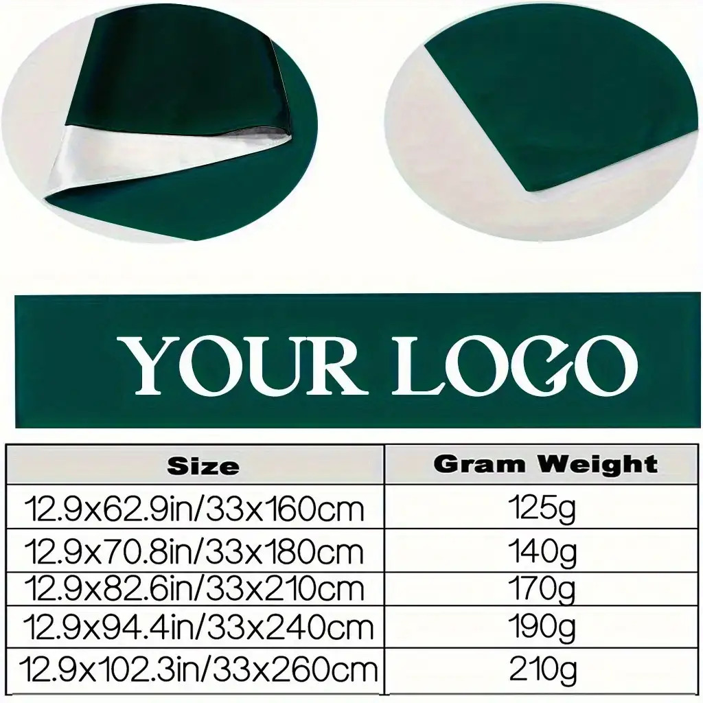 TEMU 1pc Personalized Banner - Custom Text/logo, Heavyweight Polyester, Machine Washable - Elegant Bedroom Decor Gift For Weddings, Anniversaries,