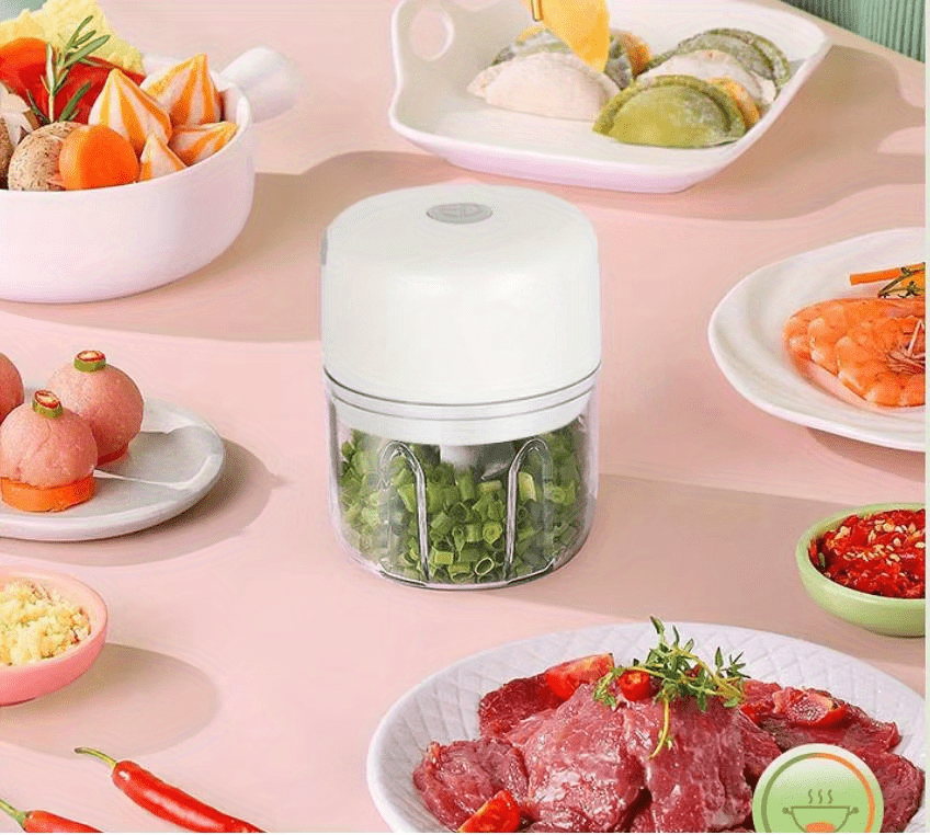 usb charging electric mini crusher mixer grinder chopper,  , small portable chopper, electric food processor. suitable for onions, garlic,  , spices Product details 2