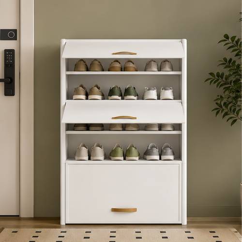 7 tier shoe cabinet light luxury premium made of thickened pp material with carbon steel structure suitable for and cloakrooms can hold over 26 pairs of shoes improving of shoe clutter occupying space