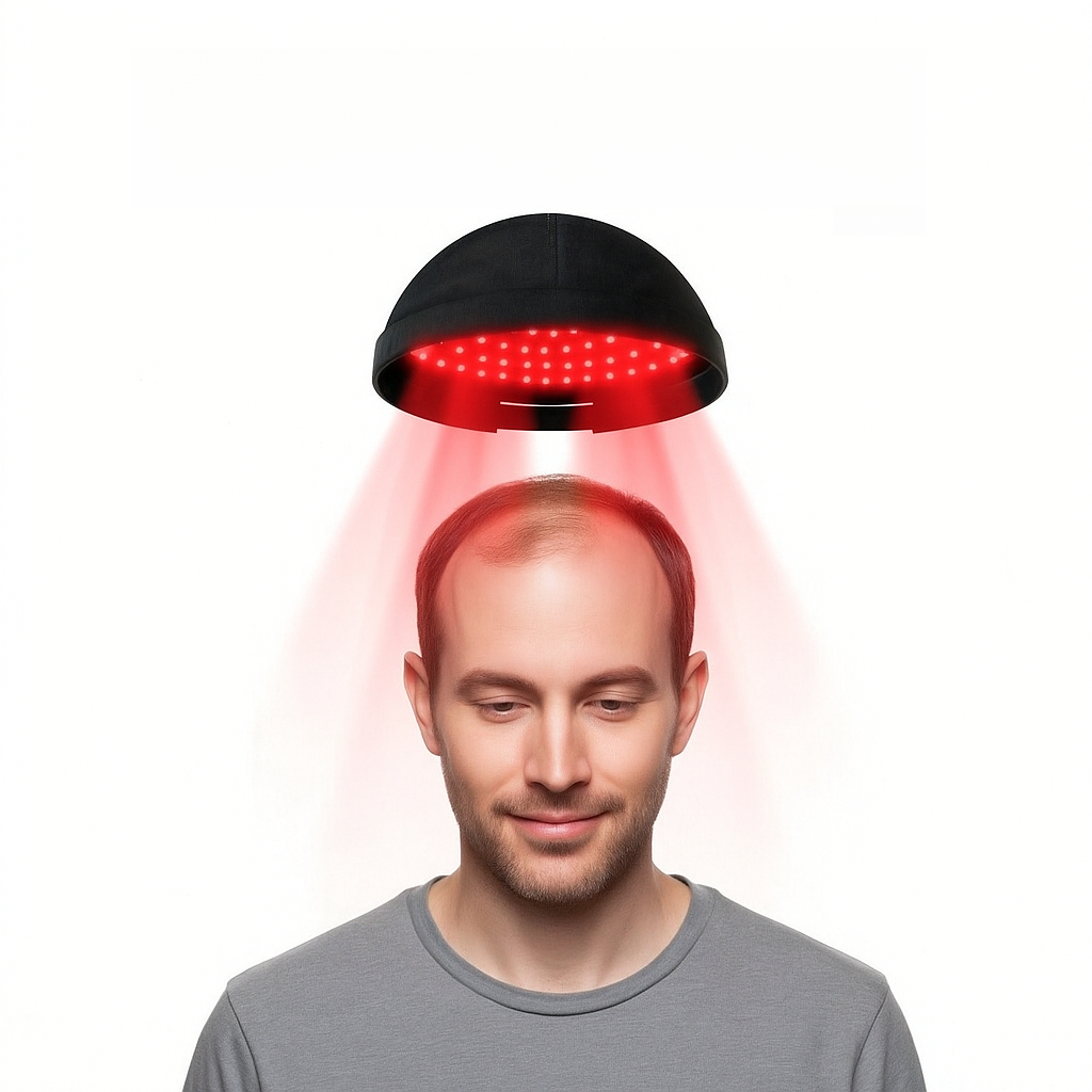 Image of Red Light Hair Cap 660/850nm Wavelengths Beauty Use Daily Gift