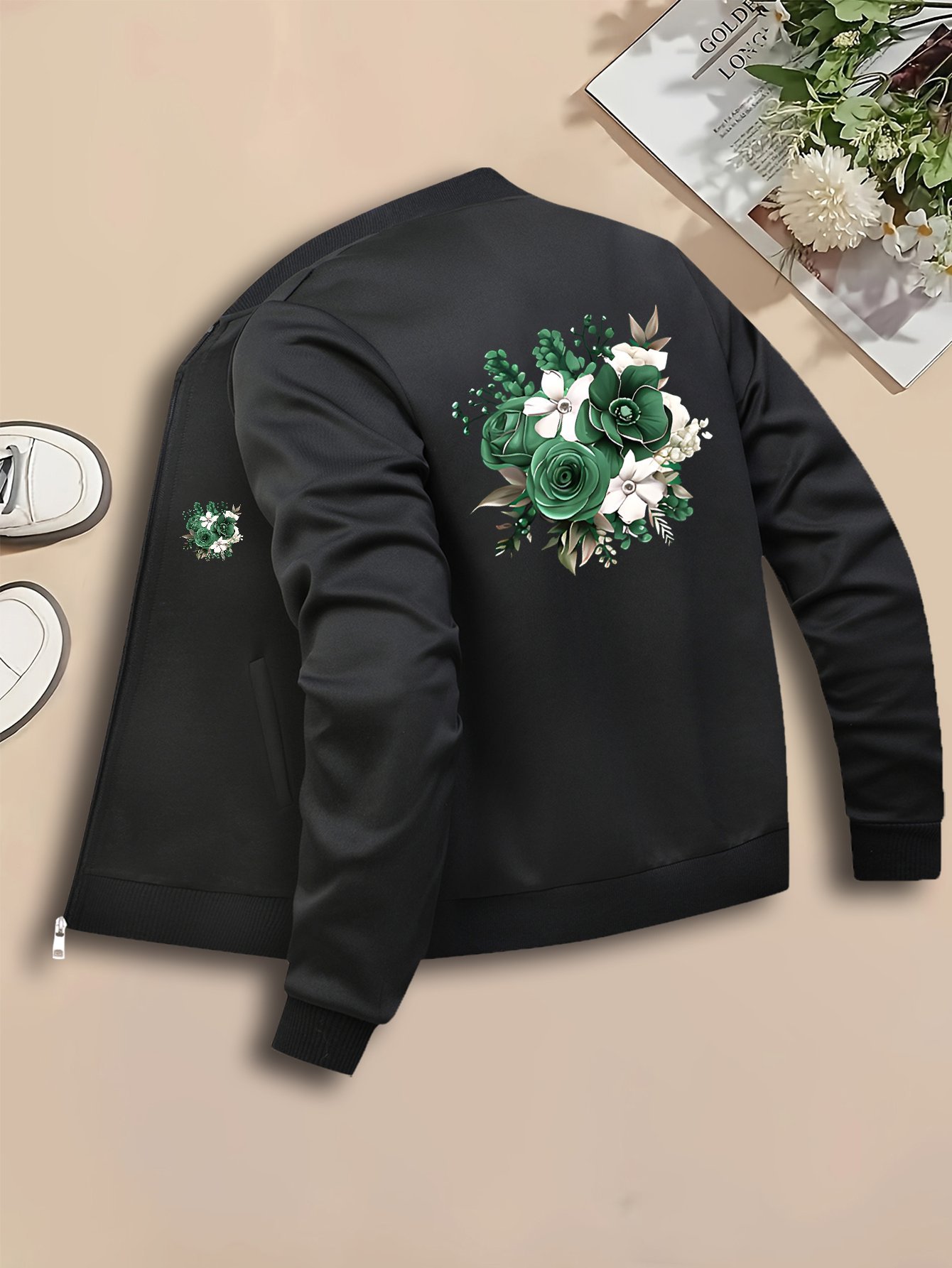 blooming vintage flowers jacket - United Arab
