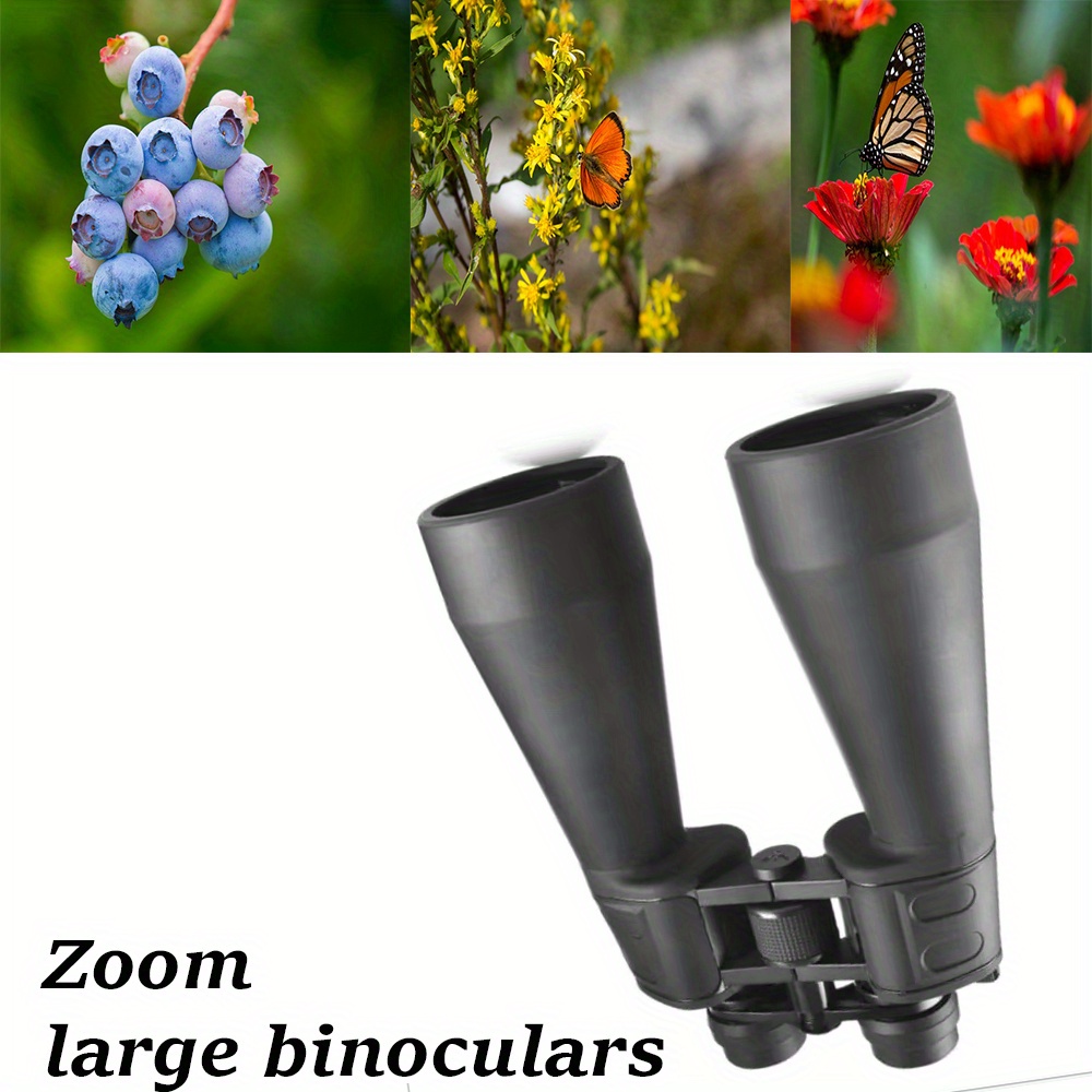 TEMU Large Aperture Wide Angle Binoculars, High Magnification Powerful Binoculars, High - Clear Lenses, Outdoor Observation | Stylish | Durable