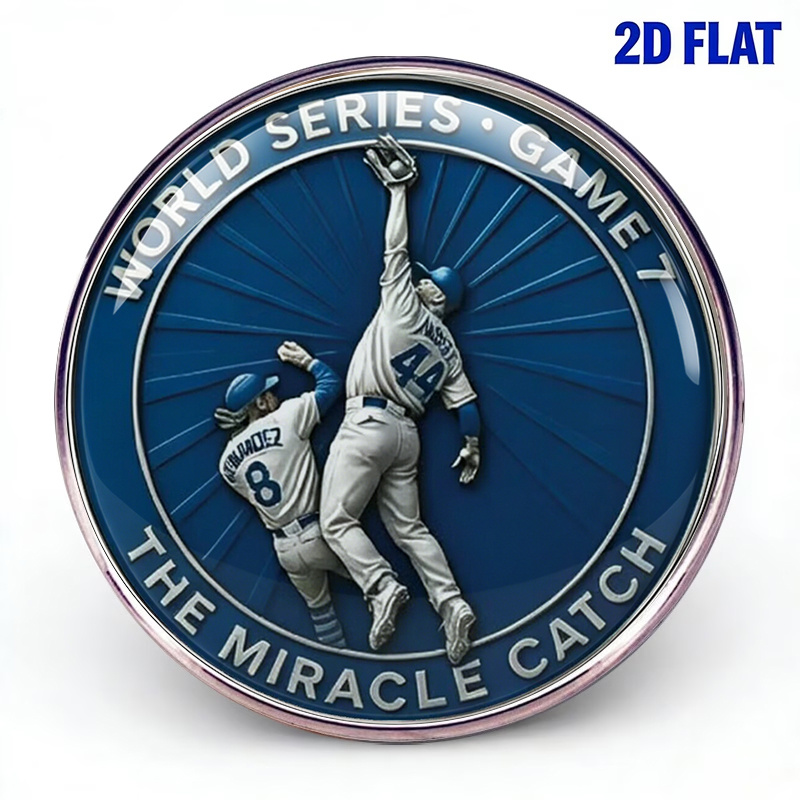 TEMU Plat 2D, 1 pièce, Broche de mode 2D, Insigne en émail, Épingle de revers créative à motif de de sport de baseball, Accessoire vestimentaire