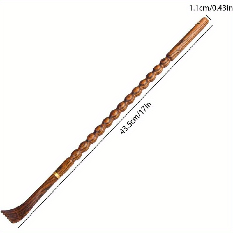 natural bocote wood back massager itching, long sturdy back scratchers, body relaxation massager, back massage tool, spine   stretcher, lower back massager, massage tool back, spine support, durable tool, handcrafted massager, handcarved massager,   wood, office workers, home Product details 1