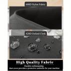 slushie machine cover dustproof waterproof moisture proof nylon fabric dustproof cover with transparent window for fs301c fs301 drink makers black kitchen appliance protection modern kitchen accessory sturdy construction small kitchen owners material party hosts