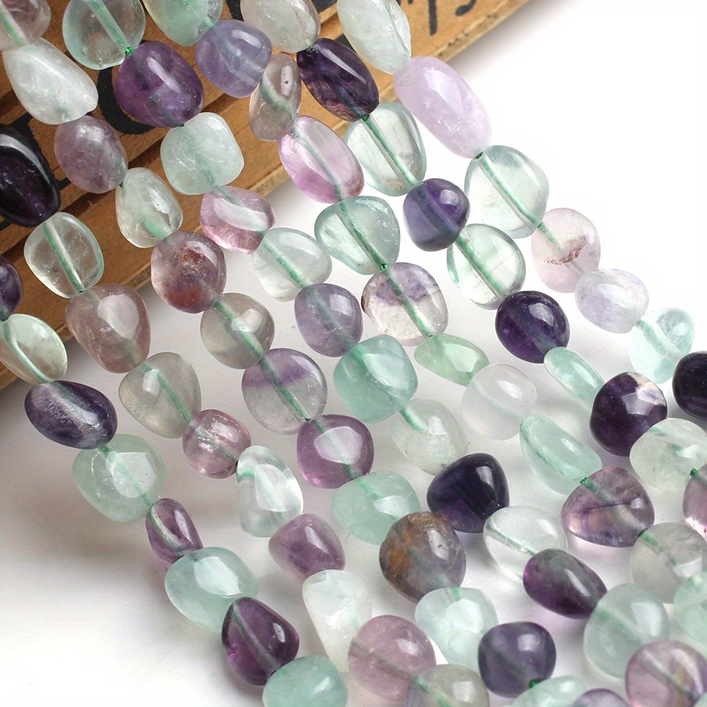 TEMU TOEE ZUBY Cuentas de natural de 6-8 mm aptas para fabricación de joyas DIY, cuentas sueltas de forma irregular con variaciones de , cuentas