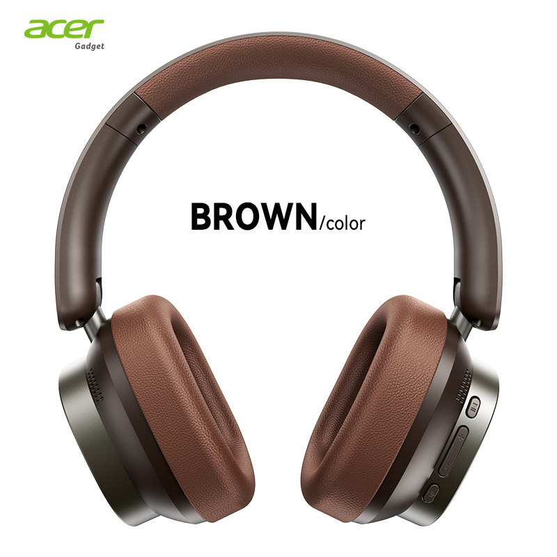 Acer 2026 New Model Ultra-long Anc Active Noise Cancelling Wireless Over-ear Headphones, Dual Noise Cancellation, Heavy , Comfortable Over-ear Fit For Sports And Running, Bluetooth 5. 4 For Hd Calls