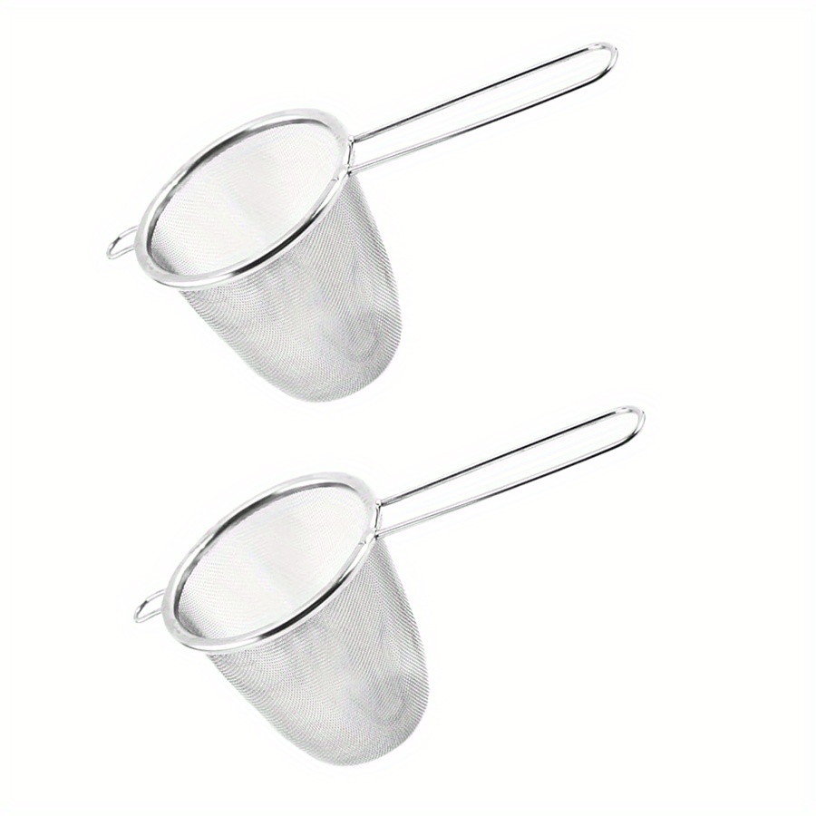 

Stainless Steel Tea Strainer, Ideal For Different Cup Styles, Coffee Filtering, Kitchen Tools, Mesh Tea Filter, Tea Separator, And Spice Strainer.