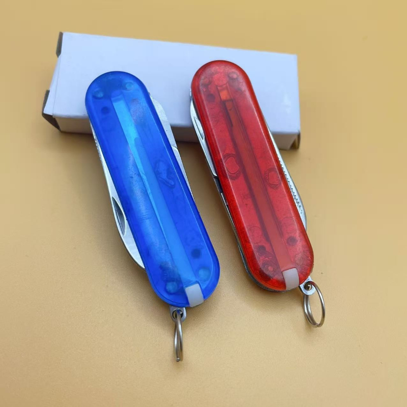 TEMU 2pcs Mixed-color Multifunctional Mini Folding Multi-tool, Portable Compact Outdoor Survival Emergency Tool For Multiple , Gadget For Daily , Box