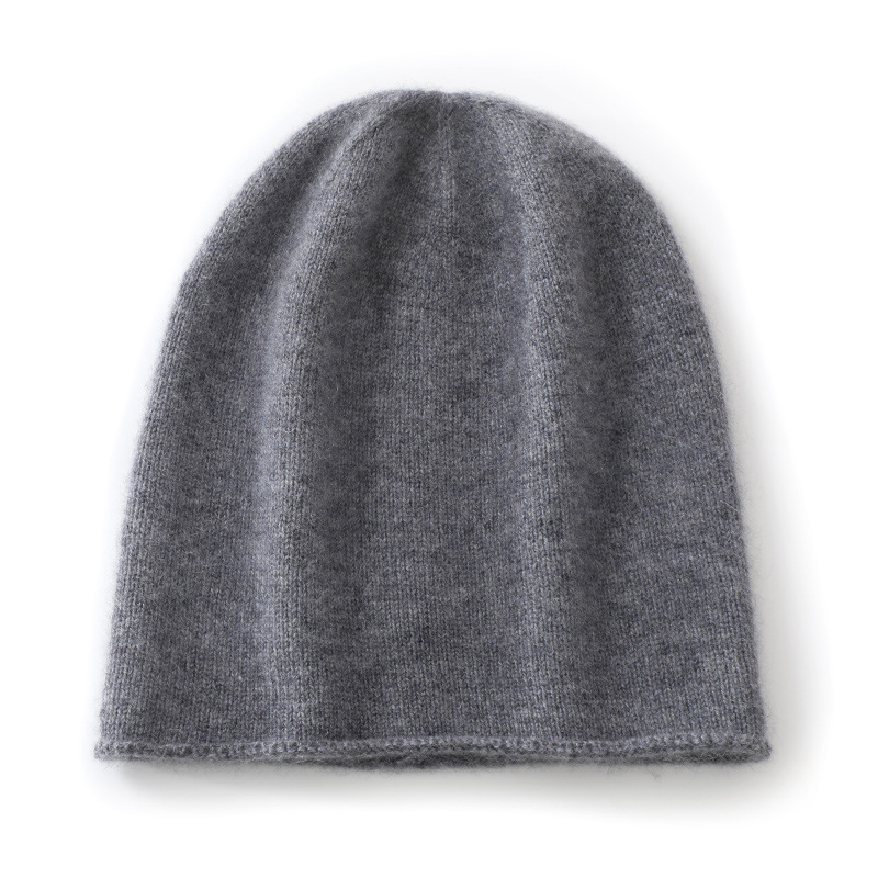TEMU And -friendly Hat With Cashmere Rolled-edge, Slouchy Style, And Multiple Wearing Options