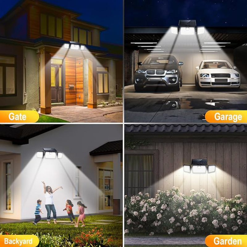 Solar Outdoor Lights with Remote Control
