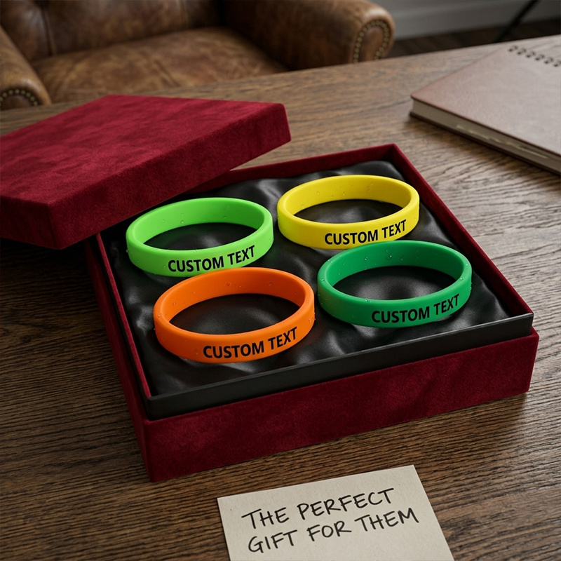 Custom Silicone Wristbands 180pcs Pack, Gift for Her/Him