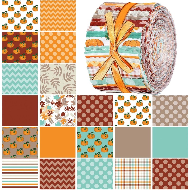 40pcs - Sewing Fabric Craft Bundle - Fabric Strips Suitable For Diy Hand-sewing, Doll Making, Bag Decoration & Home Decor - Fabric Pack For Beginners & Professionals (hand Wash Only)