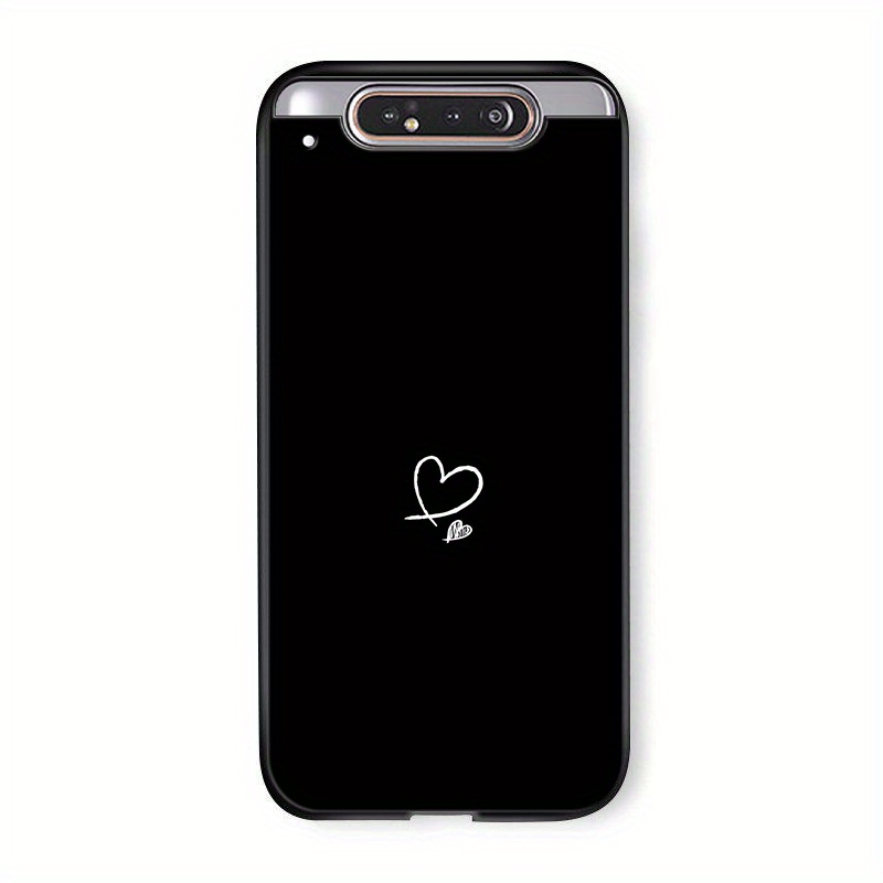 TEMU Custodia per telefono - Love per Samsung A80, cover in vetro temperato, cover creativa