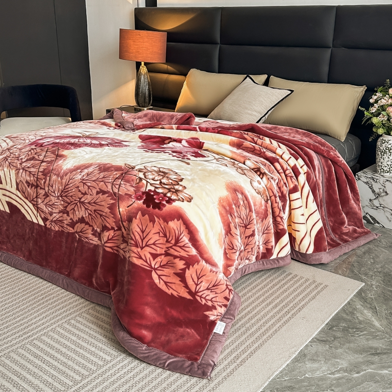 1pc heavy duty double layer flannel blanket with thickened edges   soft warm bedspread plush like texture for couch car travel machine washable   multi color housewarming   essential Product details 6