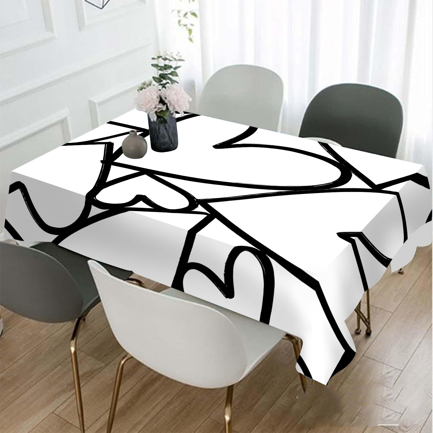 

Christmas Pattern Tablecloth - Table For Gatherings, - Table