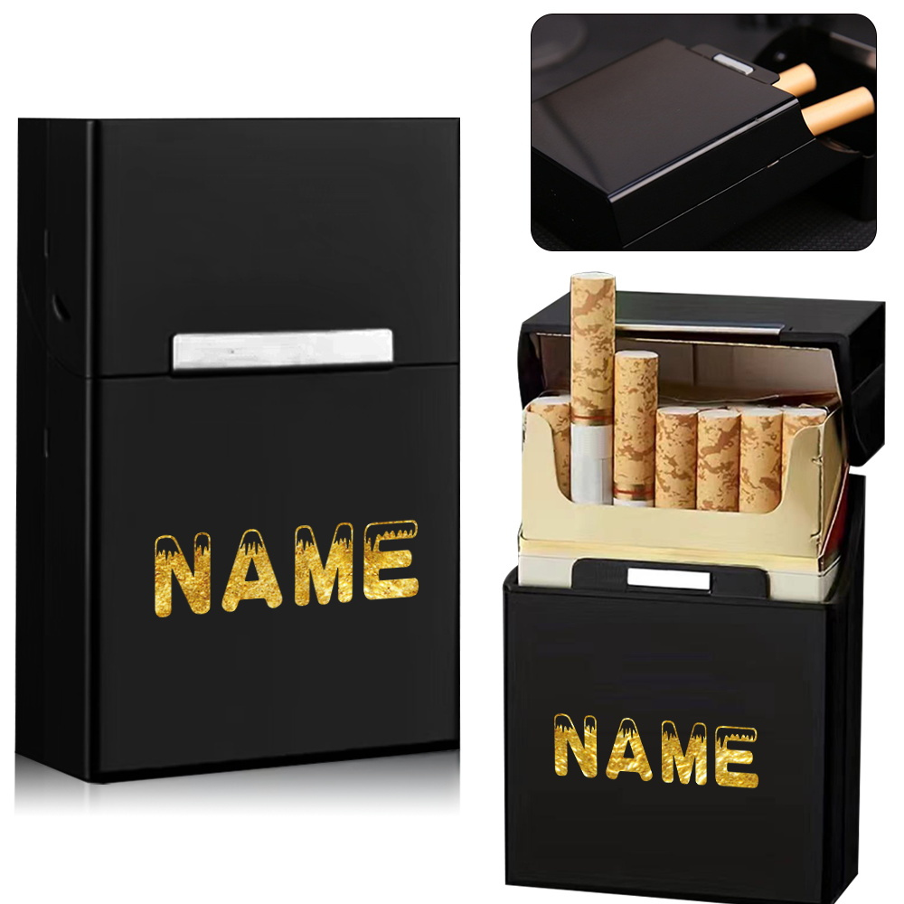 cigarette case name Personalized Cases Bridesmaid Gift for Mom Women Wife Gift for Her Bridal Shower - 20 Cigarettes Grandma Custom Engraved XQIGI Cigarette Case Custom Name