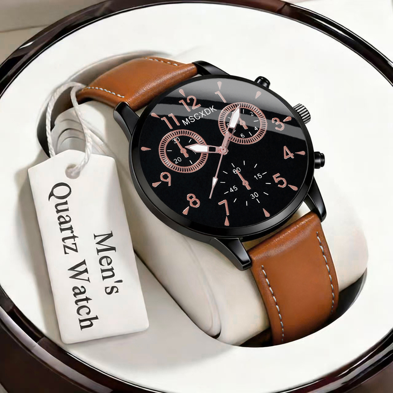 's Casual Business Luminous Top Brand Luxury Quartz Watch (box Not Included)