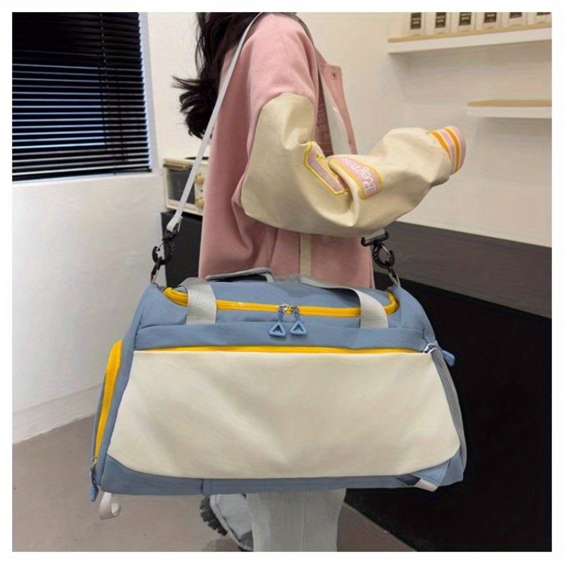 Gran Capacidad Bolsa de Gimnasio y Viaje - Convertible en Mano, Hombro o Mochila con Cierre de Cremallera - Equipaje Ligero y Duradero para Mujeres/Hombres, Negocios, Vacaciones, Yoga, Gimnasio - Compartimento Principal Espacioso & Organizador Frontal - Bolso Diario, Escapada de Fin de Semana, Diseño Minimalista, Correas Ajustables, Tote Portátil, Para Viajeros Frecuentes, Equipo Deportivo, Versátil, Costuras Reforzadas, Estilo Activo