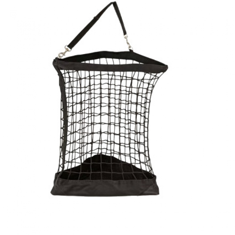 TEMU Horse Hay Mesh Bag Thickened Mesh Hanging Horse Food Bag Adjustable Strap Large Capacity Stable Ranch Grazing Horse
