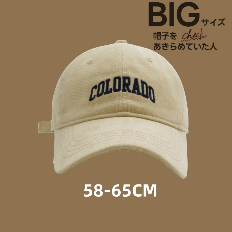 TEMU 男女兼用ベースボールキャップ 太く深く広いつばデザイン 日焼け防止 通気性 快適さ 調節可能な安定性 オール対応