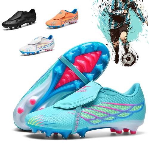 sneakers lightweight seamless upper soccer cleats for women professional ag anti slip stud shoes breathable soccer shoes for adults suitable for men and for matches training and outdoor turf