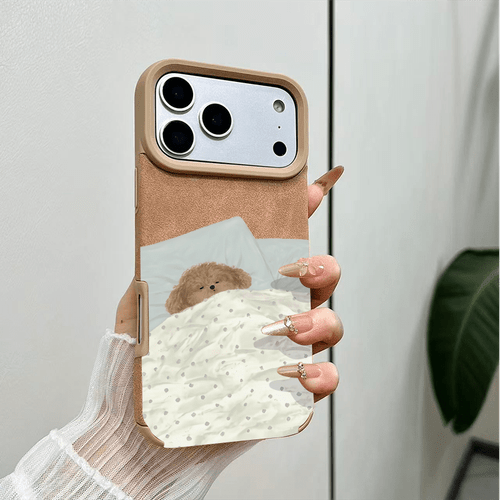 phone case 2d flat cute cartoon puppy pattern phone case suitable for iphone pro 17 air 17 pro 15 14 13 12 11 pro max 14 pro max 12 pro 15 pro max anti fingerprint anti sweat high end and durable