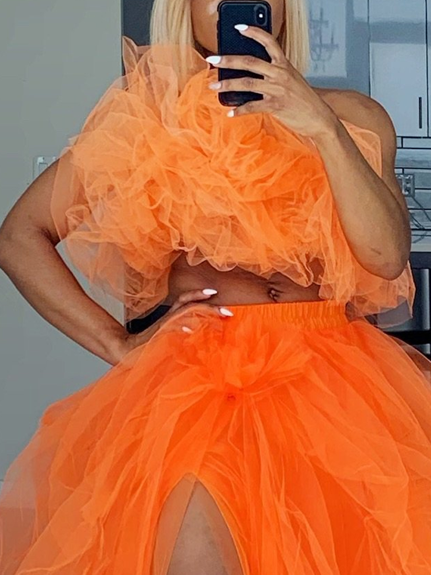 Women’s Long Tutu Tulle Skirt – 5-Layer Party Skirt For Prom, Weddings & More