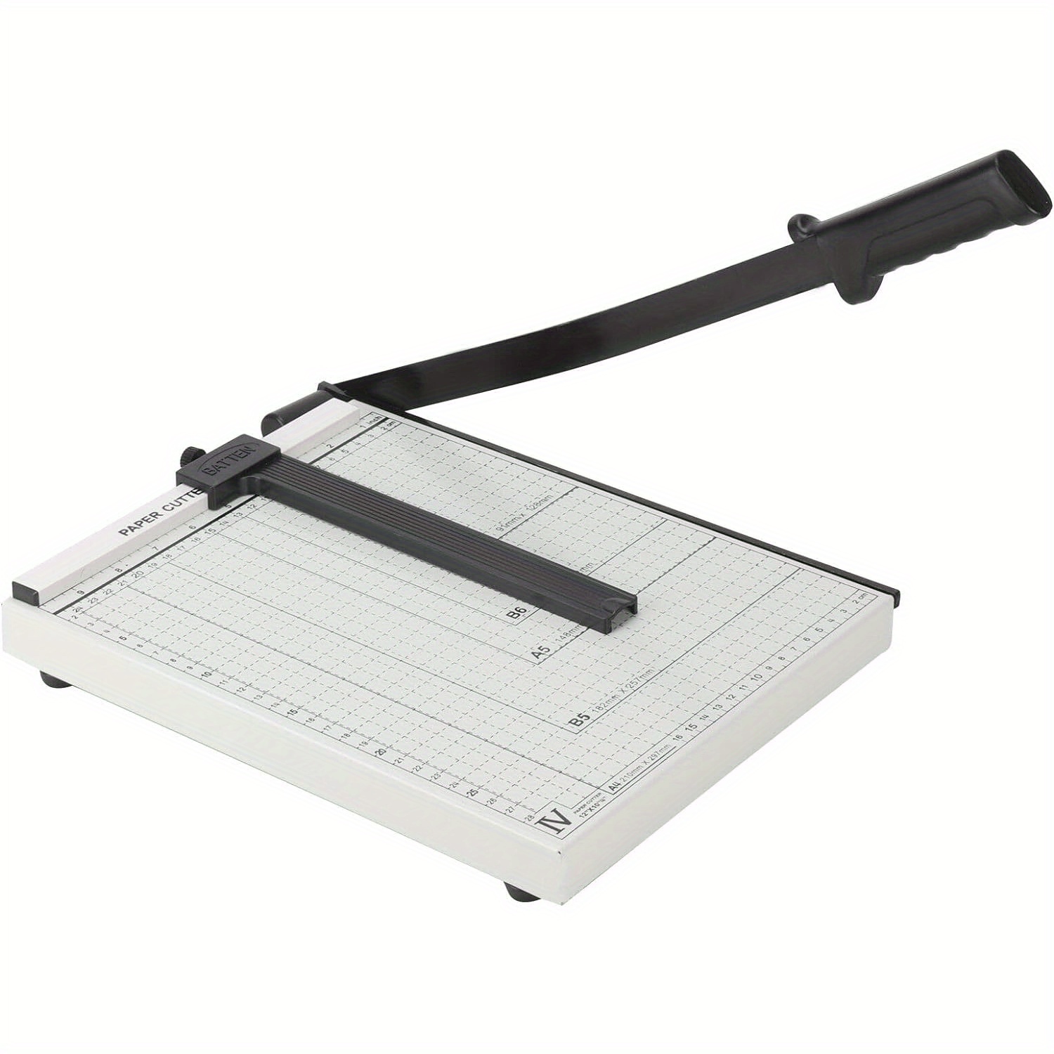   coupe-papier a4 coupe-  guillotine coupe-photo coupe-empilage coupe-papier pour maison et bureau surface de mesure 24 x 28 cm